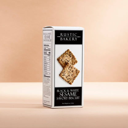 Rustic Bakery Black & White Sesame Savory Biscuit