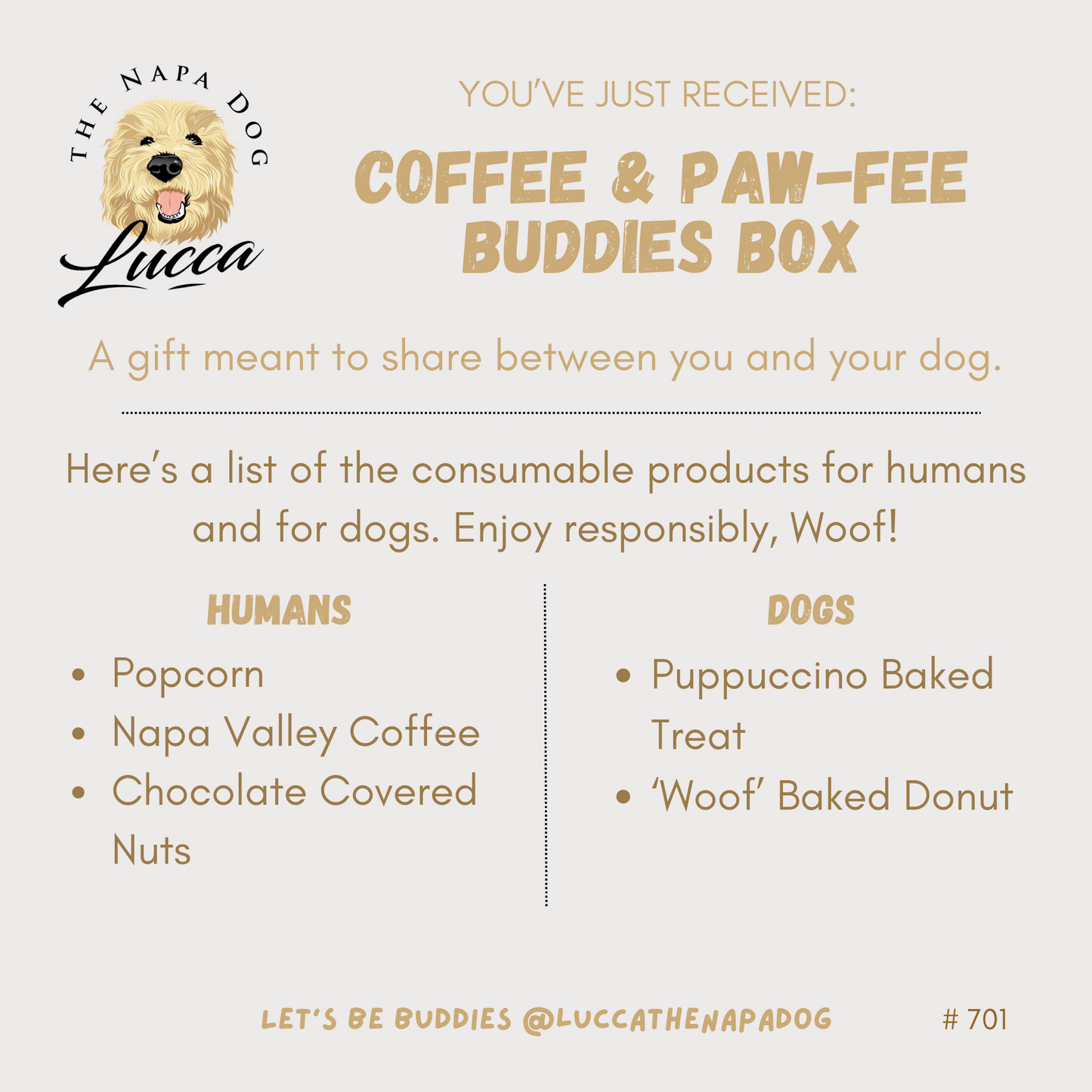 Coffee & Paw-fee Buddies Gift Basket for Shared Sips and Puppy Snuggles