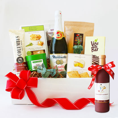 Tail-Wagging Gourmet Celebration Gift Basket