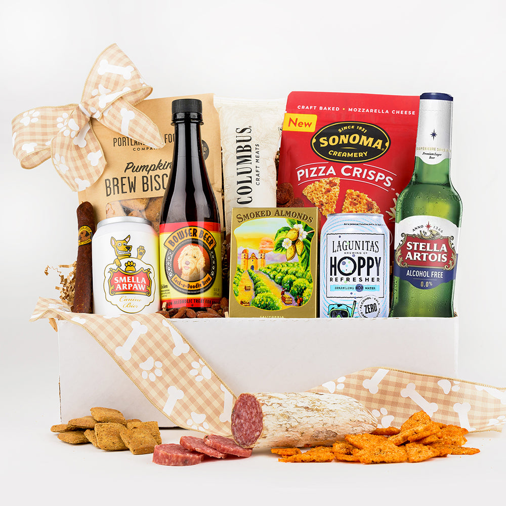 non alcoholic version of the best buds and snacks buddies gift box