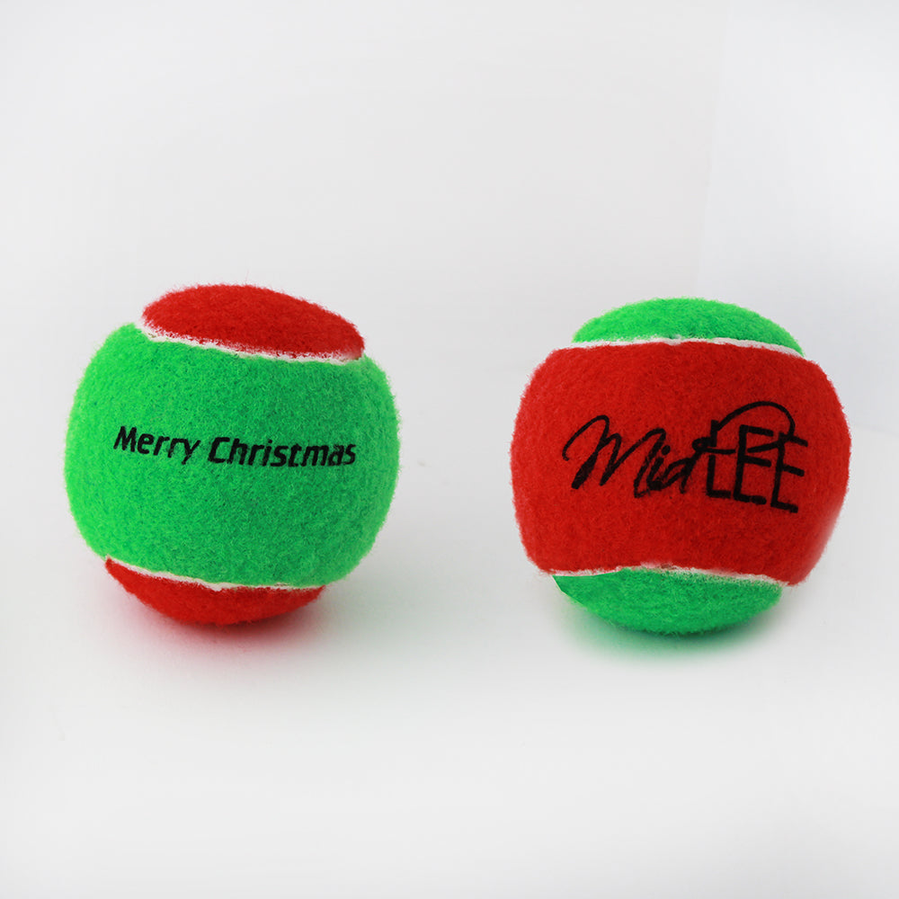 "Merry Christmas" Tennis Balls