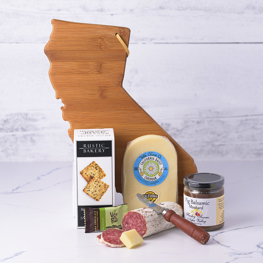 California Cheese and Charcuterie Gift, and a Gift for the Dog