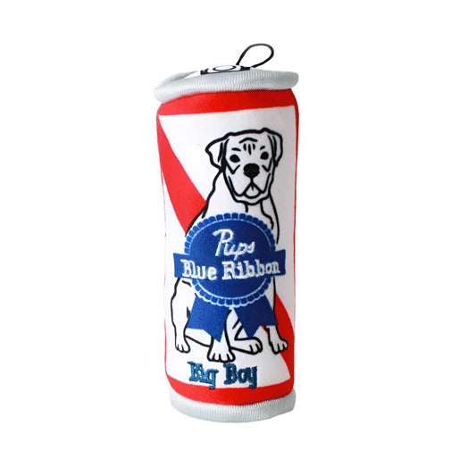 PBR Beer Can Plush Dog Toy