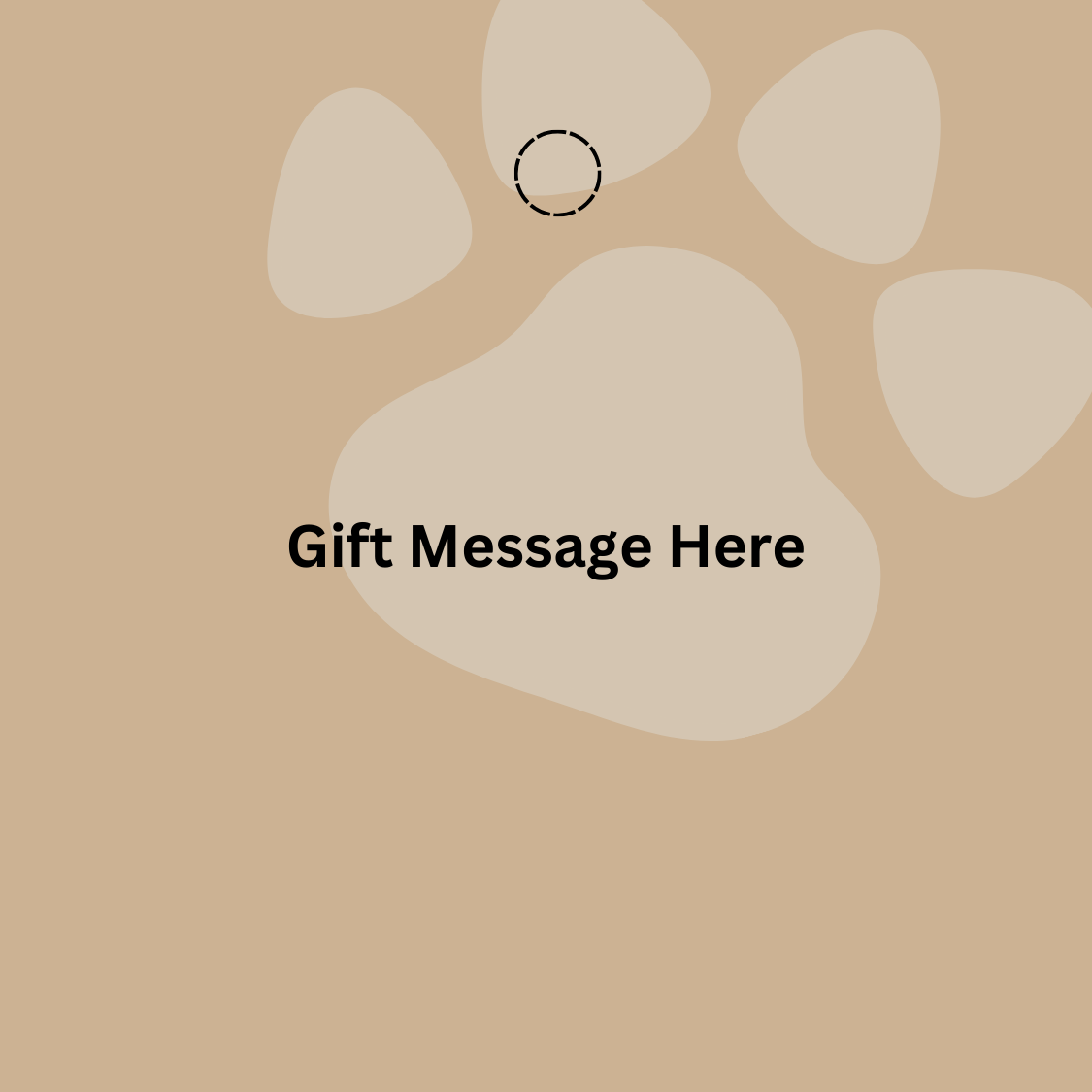 gift message example available on all gifts