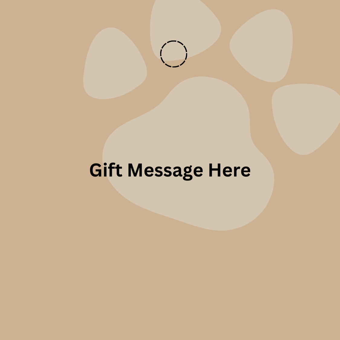 gift message example available to include in any gift