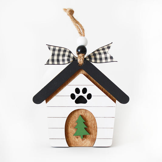 Dog House Christmas Ornament