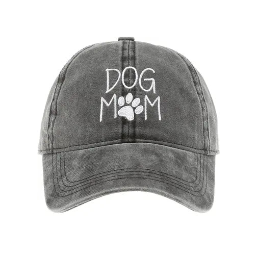 Dog Mom Embroidered Baseball Hat