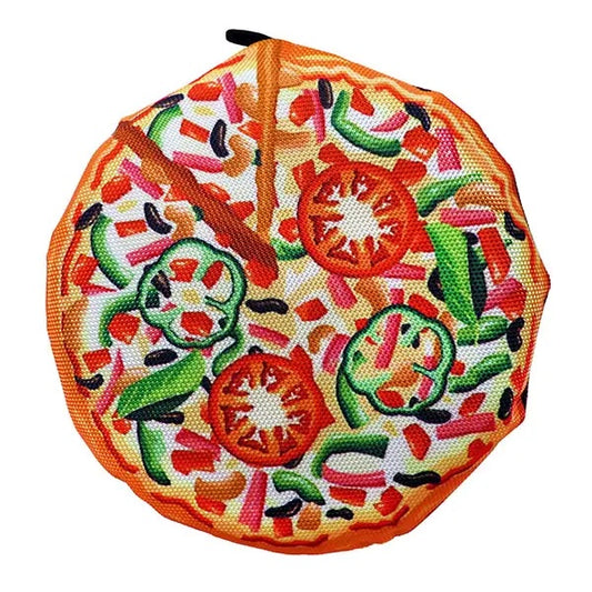 Squeaky Crunchy Tough Pizza Toy for Dogs