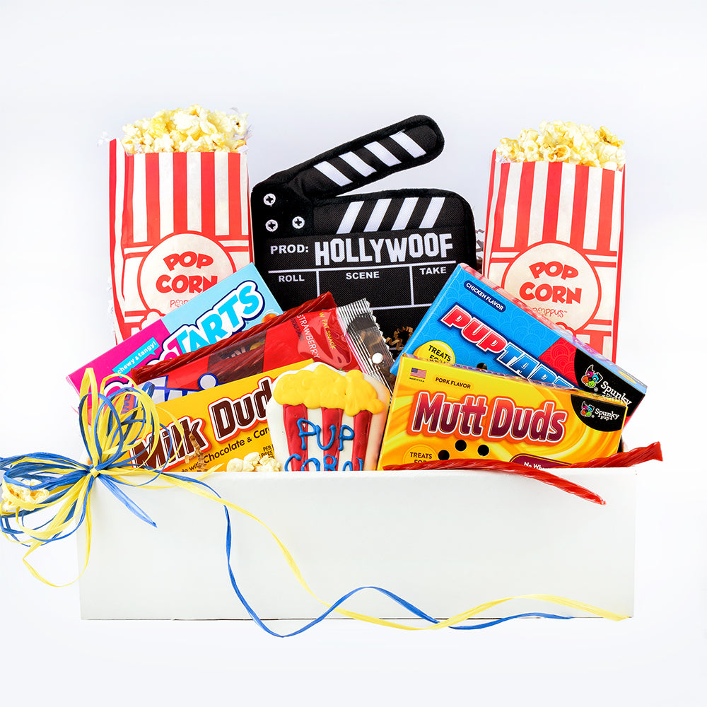 Pup-Corn and Movie Night Buddies Gift Box