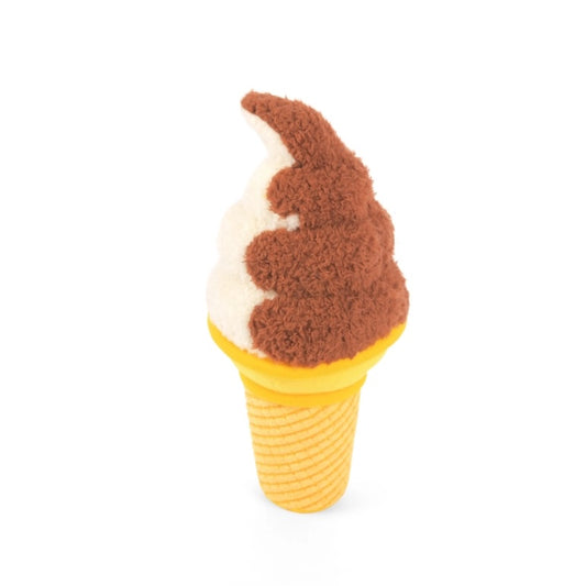 Soft Serve Swirl Ice Cream Dog Toy