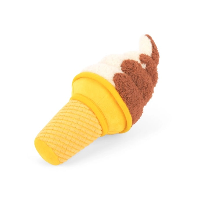 Soft Serve Swirl Ice Cream Dog Toy